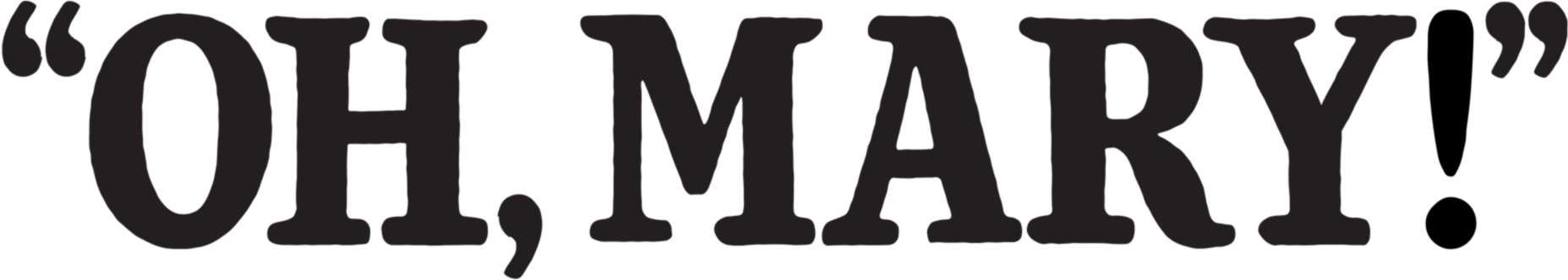 logo for oh mary